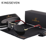 KINGSEVEN Men Vintage Aluminum HD Polarized Sunglasses Classic Brand Sun glasses Coating Lens Driving Shades For Men/Wome