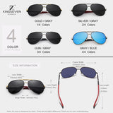 KINGSEVEN Men Vintage Aluminum HD Polarized Sunglasses Classic Brand Sun glasses Coating Lens Driving Shades For Men/Wome
