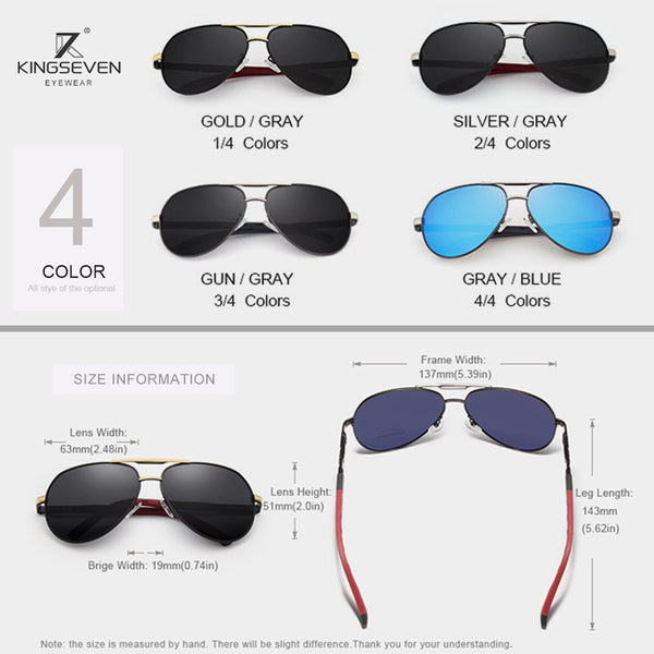 Men Vintage Aluminum HD Polarized Sunglasses