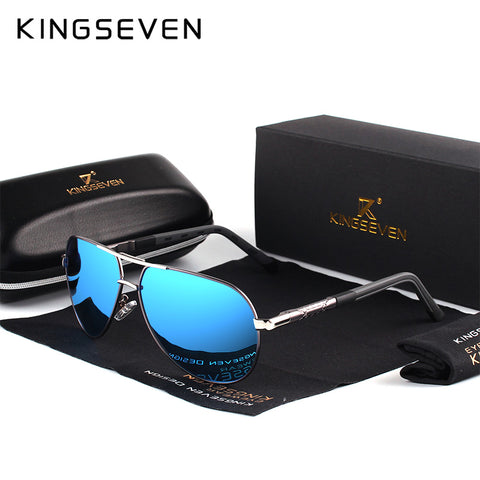 Men Vintage Aluminum HD Polarized Sunglasses