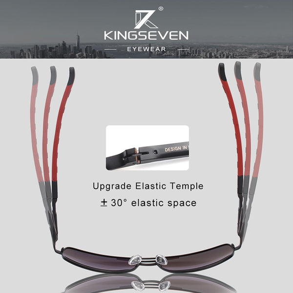 Men Vintage Aluminum HD Polarized Sunglasses