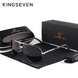 Men Vintage Aluminum HD Polarized Sunglasses