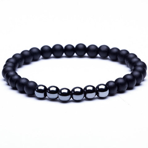 Lava Stone Natural Stone Beads Strand Bracelet for Men Crown Skull Pendant Charms Bracelet Male Jewelry Accessories Dropshipping