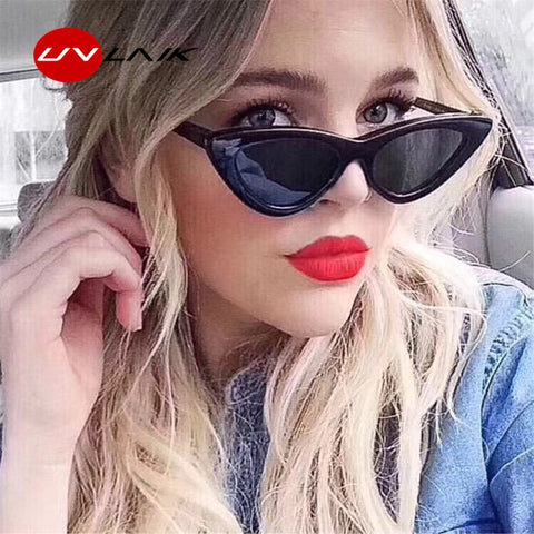 UVLAIK Fashion Cat Eye Sunglasses Women Brand Designer Vintage Retro Sun glasses Female Fashion Cateyes Sunglass UV400 Shades
