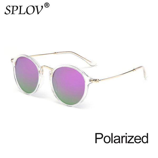 New Arrival Round Sunglasses coating Retro Men women Brand Designer Sunglasses Vintage mirrored glasses
