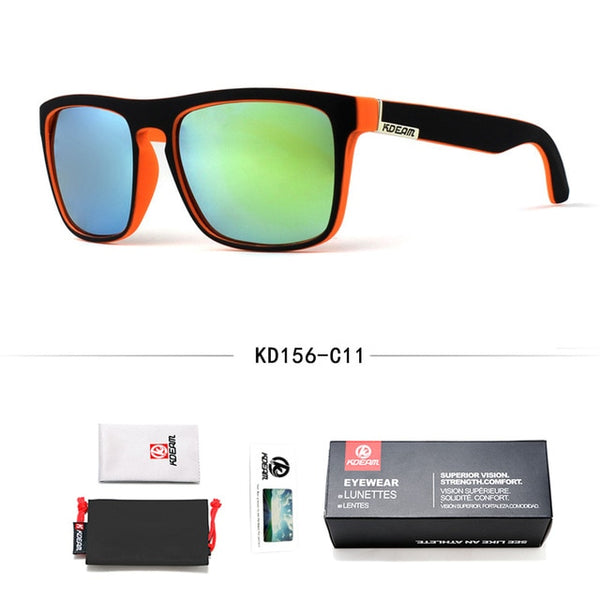 Fashion Guy's Sun Glasses From Kdeam Polarized Sunglasses Men Classic Design All-Fit Mirror Sunglass With Brand Box CE