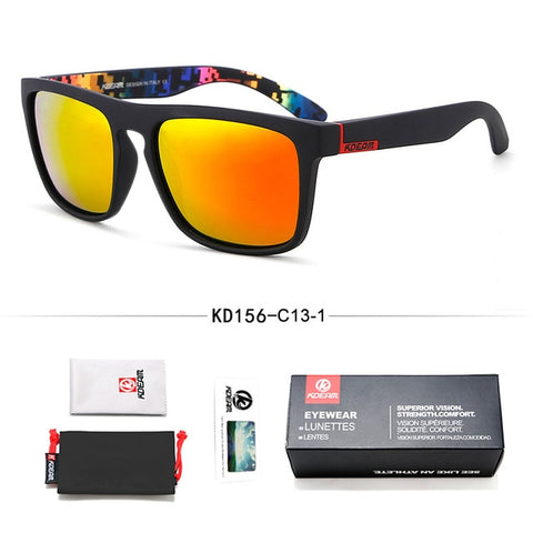 Fashion Guy's Sun Glasses From Kdeam Polarized Sunglasses Men Classic Design All-Fit Mirror Sunglass With Brand Box CE