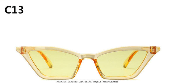 ZXWLYXGX 2018 new sunglasses women brand design retro colorful transparent colorful fashion cateye sun glasses men UV400