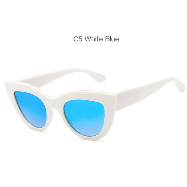 Oulylan Cat Eye Sunglasses Women Brand Designer Vintage CatEye Style Retro Sun Glasses Male Shades Fashion Eyewear UV400