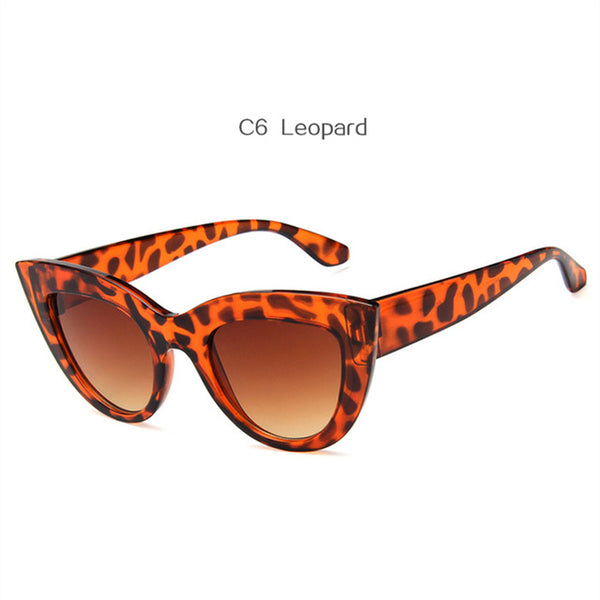 Oulylan Cat Eye Sunglasses Women Brand Designer Vintage CatEye Style Retro Sun Glasses Male Shades Fashion Eyewear UV400