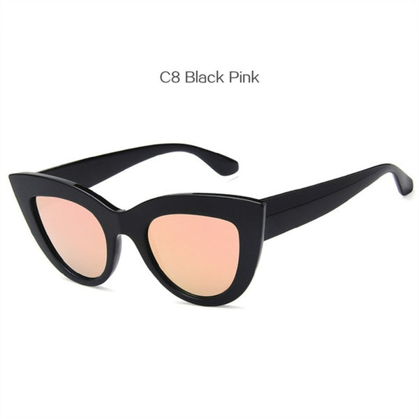 Oulylan Cat Eye Sunglasses Women Brand Designer Vintage CatEye Style Retro Sun Glasses Male Shades Fashion Eyewear UV400