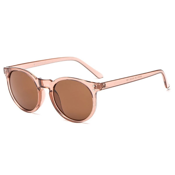 SUERTREE Round Sunglasses Retro Women Ladies Vintage Sunglasses Male Fashion New Arrival for Travel Brand Designer JH9003